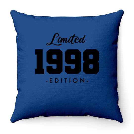 Gift For 23 Year Old 1998 Limited Edition 23rd Birthday Throw Pillow