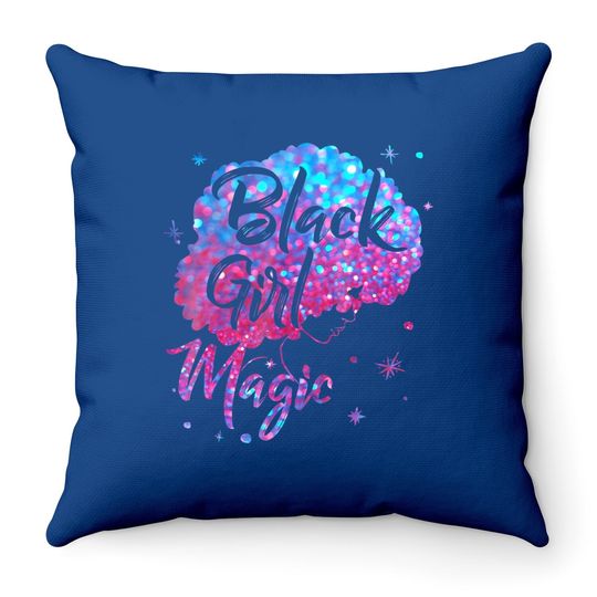 Black Girl Magic Throw Pillow