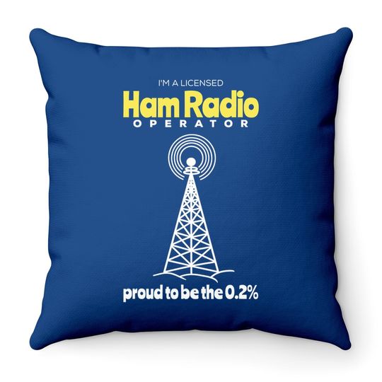 Ham Radio Gifts Amateur Radio Throw Pillow