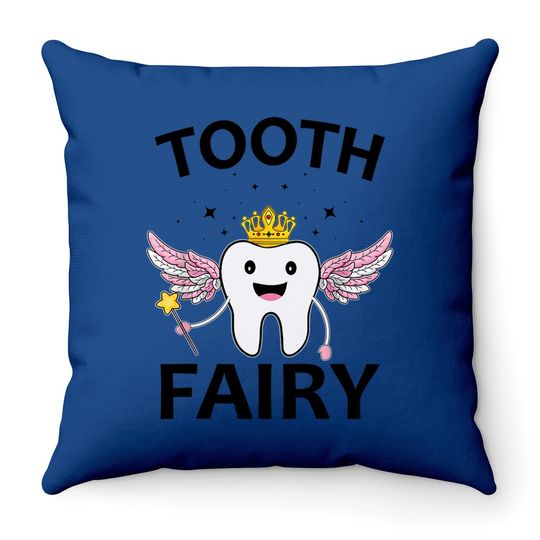 Tooth Fairy Halloween Costume Gift For Girls Throw Pillow