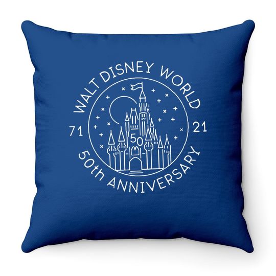 Walt Disney World 71-21, 50th Anniversary Disney Throw Pillow