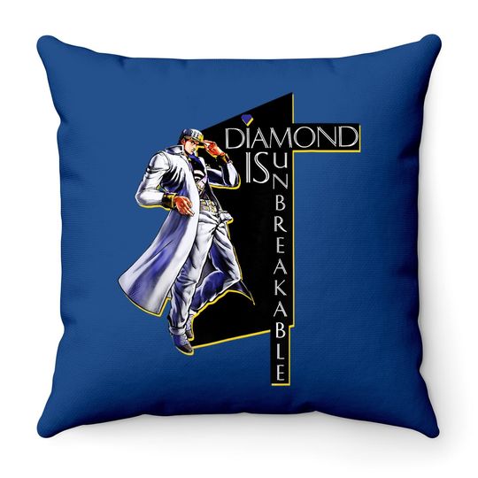 Diamond Is Unbreakable Cool Throw Pillow