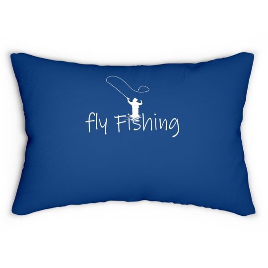 Fly Fishing Gift Fishing Artificial Fly Lumbar Pillow