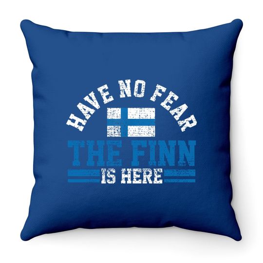 Finland Flag Have Throw Pillow Finnish Vintage Throw Pillow