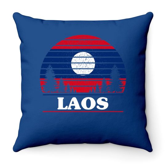 Laos Throw Pillow