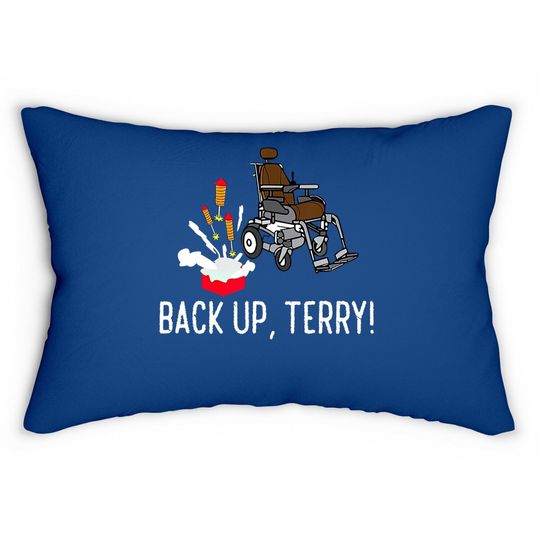 Back Up Terry! | Cute Funny Fireworks Gift Lumbar Pillow