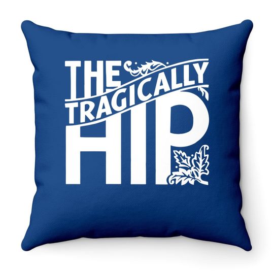 The Tragically Hip Logo Throw Pillow Summer Throw Pillow Short Sleeve