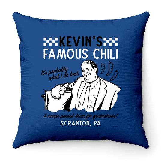 The Office Kevins Famous Chili Throw Pillow