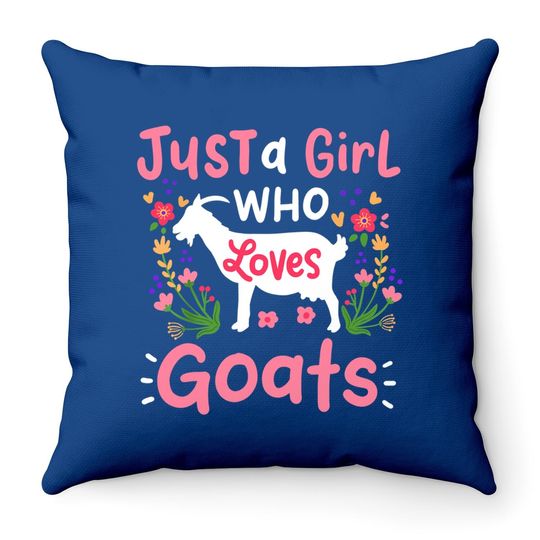 Goats Goat Rancher Farm Throw Pillow