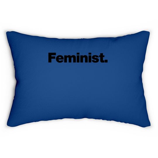 Feminist | A Lumbar Pillow That Says Feminist
