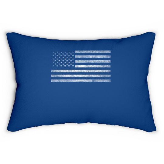 Lucky Brand Usa Flag Lumbar Pillow Lumbar Pillow