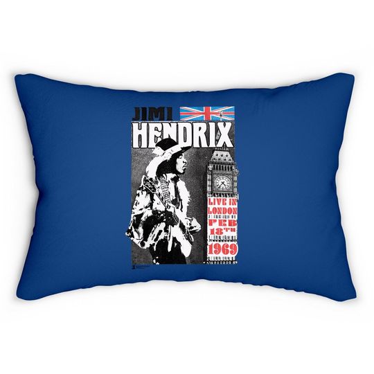 Jimi Hendrix - Live In London Lumbar Pillow