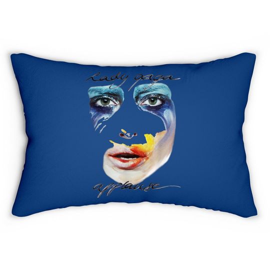Art Pop Ball Applause American Pop Painted Face Lumbar Pillow
