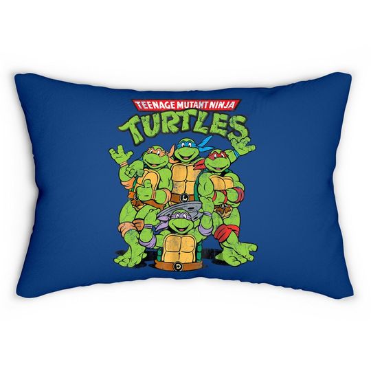 Teenage Mutant Ninja Turtles Classic Retro Logo Lumbar Pillow