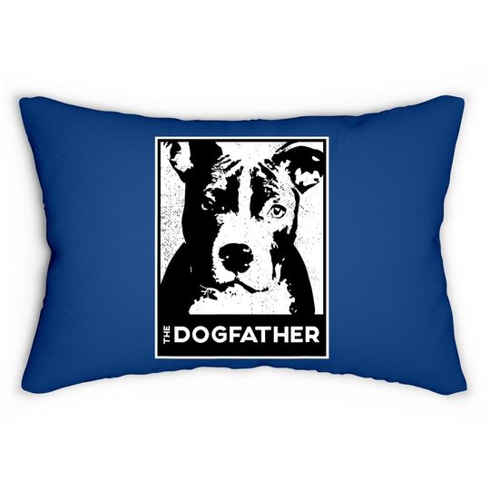 Pit Bull Terrier The Dog Lumbar Pillow