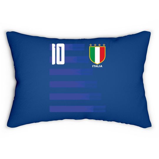 Italia Jersey Italiano Calcio Soccer Lumbar Pillow