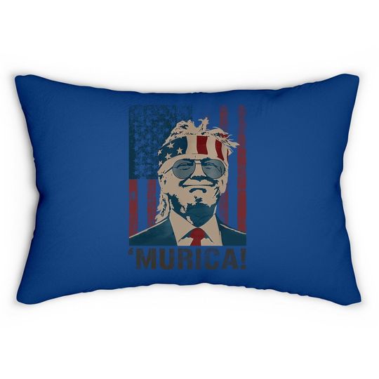 Trump 2021 Murica 2021 Election Lumbar Pillow