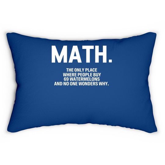 Math Blackmyth Lumbar Pillow