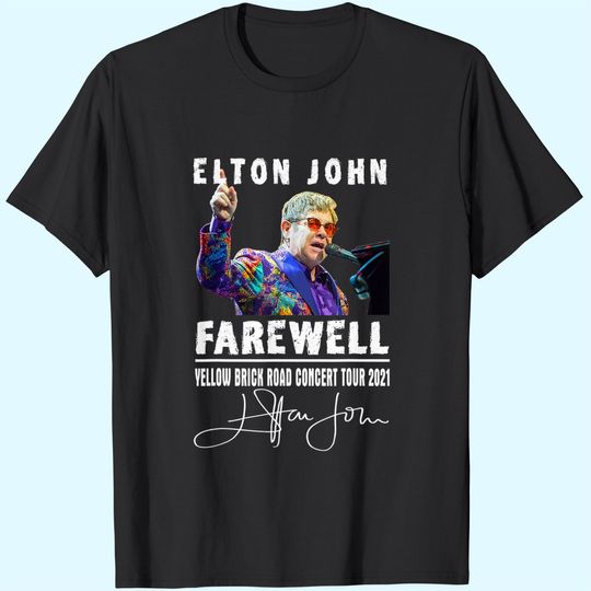 Graphic Elton Arts John Country Music Vintage Tour 2021 Arts T-Shirt