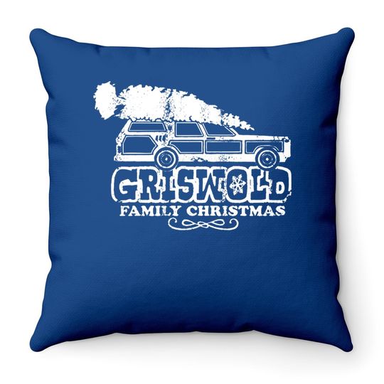 Griswold Family Funny Christmas Vacation Throw Pillow