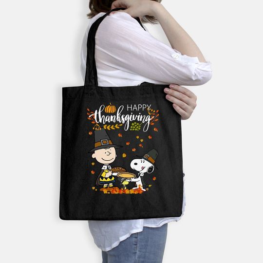 Charlie Brown Snoopy Happy Thanksgiving Bags