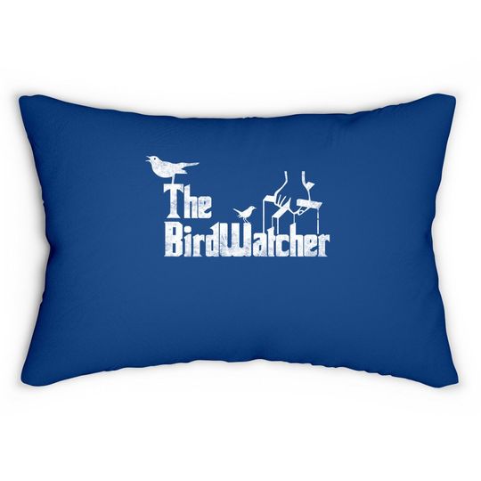 Bird Watching Lumbar Pillow - Funny Bird Watcher Lumbar Pillow