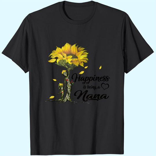 Happiness Is Being A Nana Sunflower Classic T-Shirt