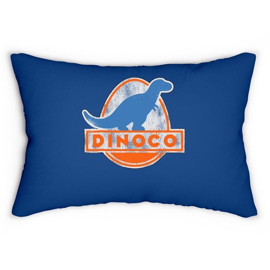 Pixar Cars Iconic Dinoco Dinosaur Logo Lumbar Pillow
