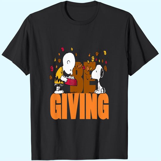 Peanuts Snoopy Charlie Brown Thanksgiving T-Shirts