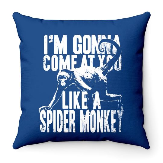 Talladega Nights Spider Monkey Graphic Throw Pillow