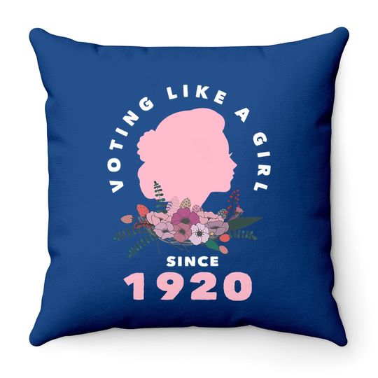 Right To Vote Suffrage 1920 2020 100th Anniversary Throw Pillow