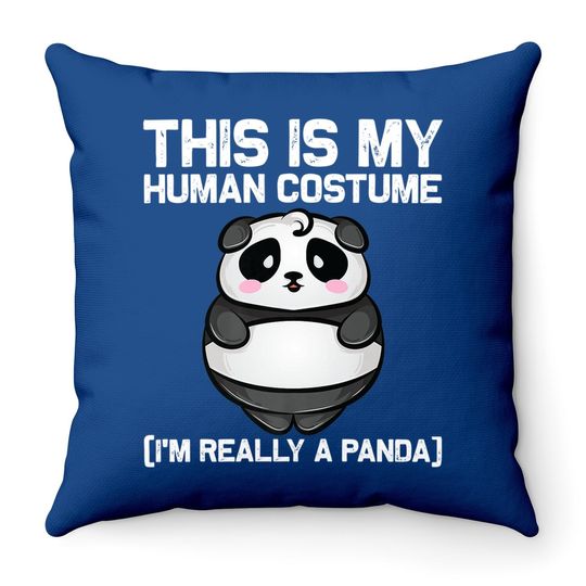 Panda Bear Animal Lovers Premium Throw Pillow