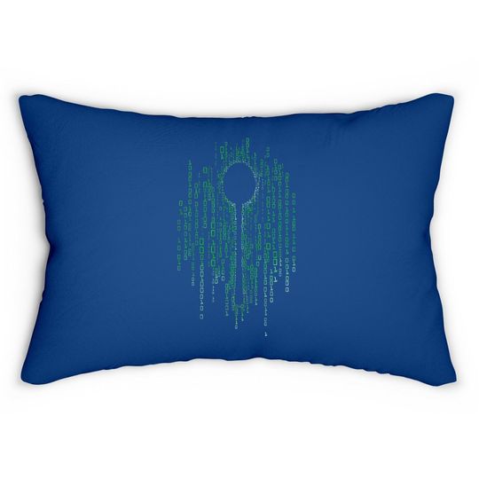 The Matrix There Is No Spoon  lumbar Pillow