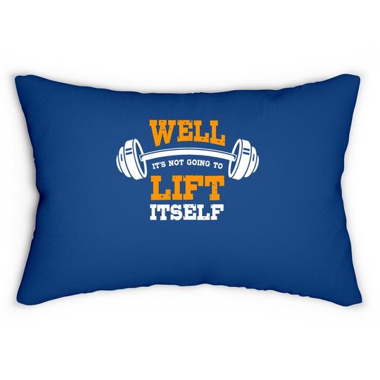Great Gym Saying Funny Gift Fitness Workout Quote Lumbar Pillow