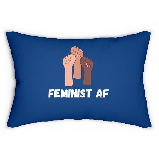 Feminist Af Feminist Lumbar Pillow