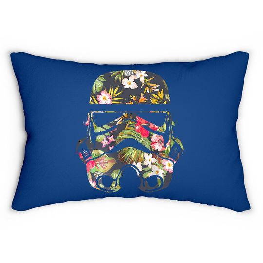 Star Wars Tropical Stormtrooper Floral Lumbar Pillow