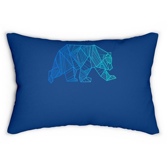 Graphic Bear Lumbar Pillow