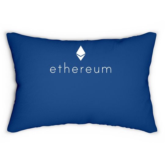 Ethereum Crypto Currency Eth Blockchain Bitcoin Millionaire Lumbar Pillow
