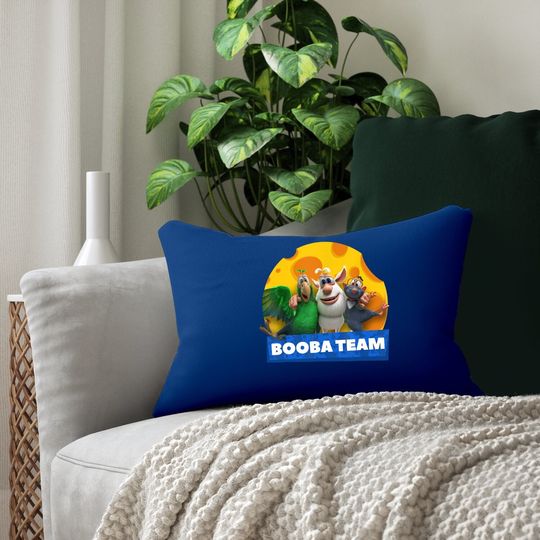 Booba Team Friendship Cheese, Birthday Gift Lumbar Pillow
