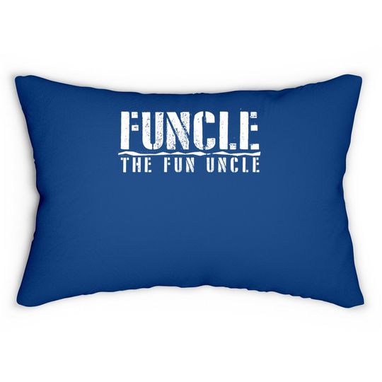 Funcle The Fun Uncle Family Joke Cotton Lumbar Pillow