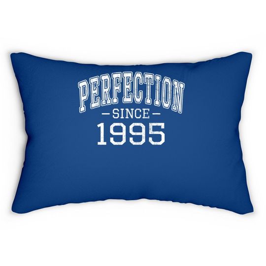 Perfection Since 1995 Vintage Style Born In 1995 Birthday Lumbar Pillow