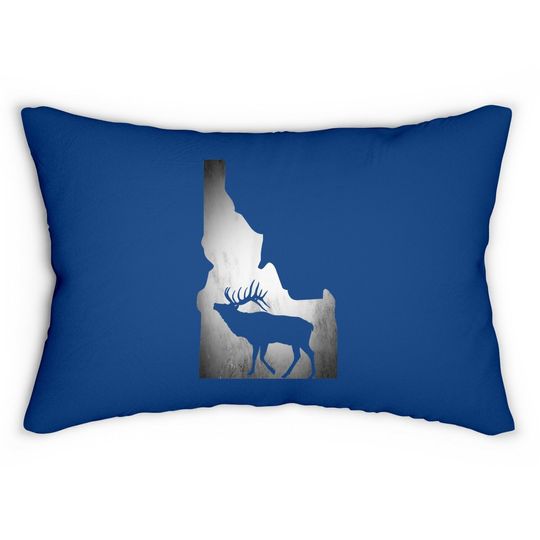 Idaho Elk Hunting Lumbar Pillow