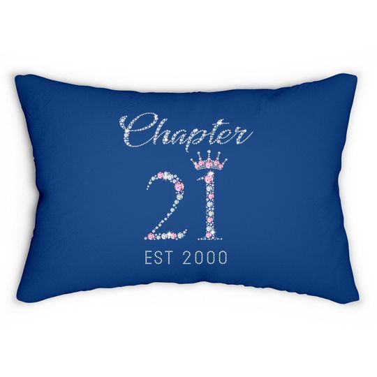 Chapter 21 Est 2000 21st Birthday Lumbar Pillow