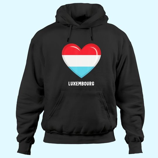 Luxembourg Flag Hoodies