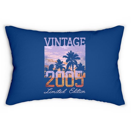 Vintage 2005 Limited Edition16 Year Old Gift Lumbar Pillow