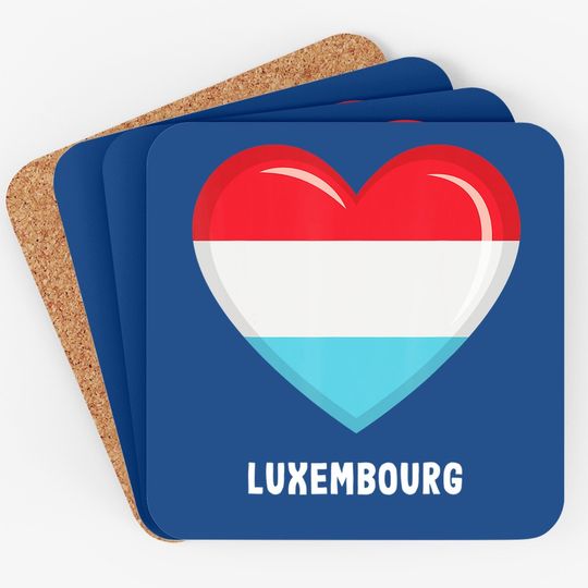 Luxembourg Flag Coasters