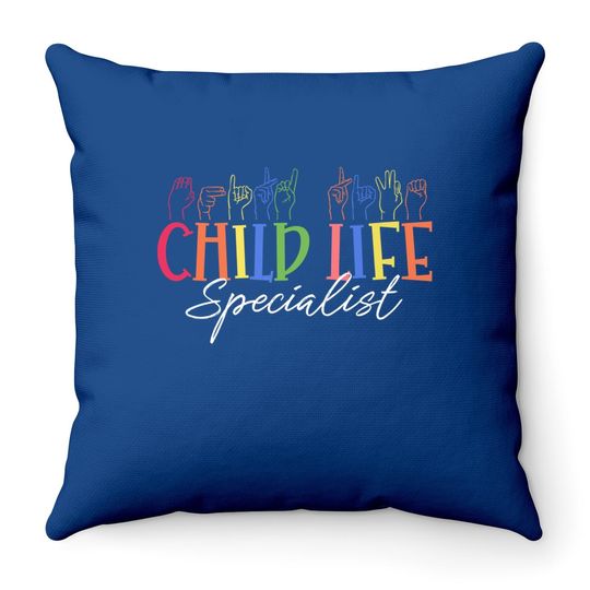 Specialist Child Life Month Pediatric Health Care Throw Pillow