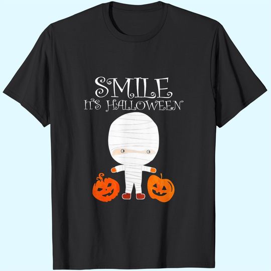 Smile It Is Halloween T-Shirt