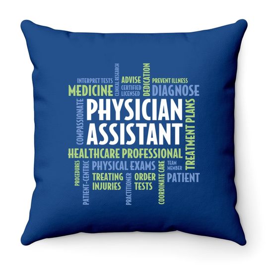 Physician Assistant Throw Pillow