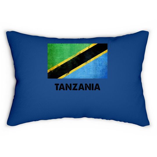 Tanzania Flag Lumbar Pillow | Tanzanian Lumbar Pillow